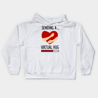 Sending a Virtual hug Kids Hoodie